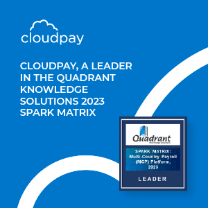 CloudPay named a Leader in the Quadrant Knowledge Solutions 2023 SPARK Matrix for Multi-Country Payroll (MCP)