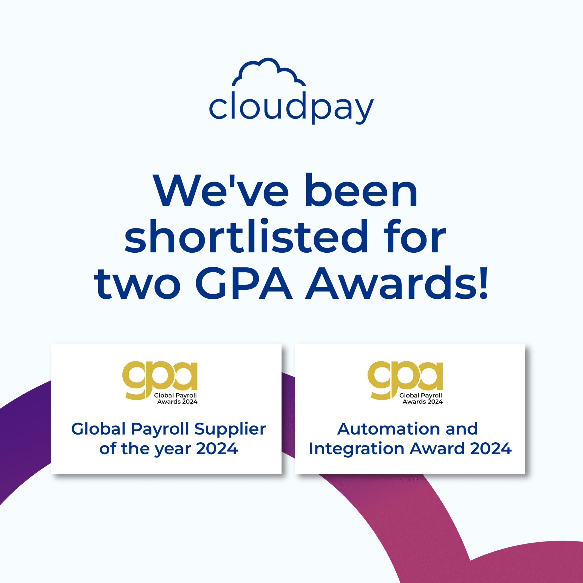 CloudPay Shortlisted in the 2024 Global Payroll Awards