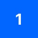 1 blue