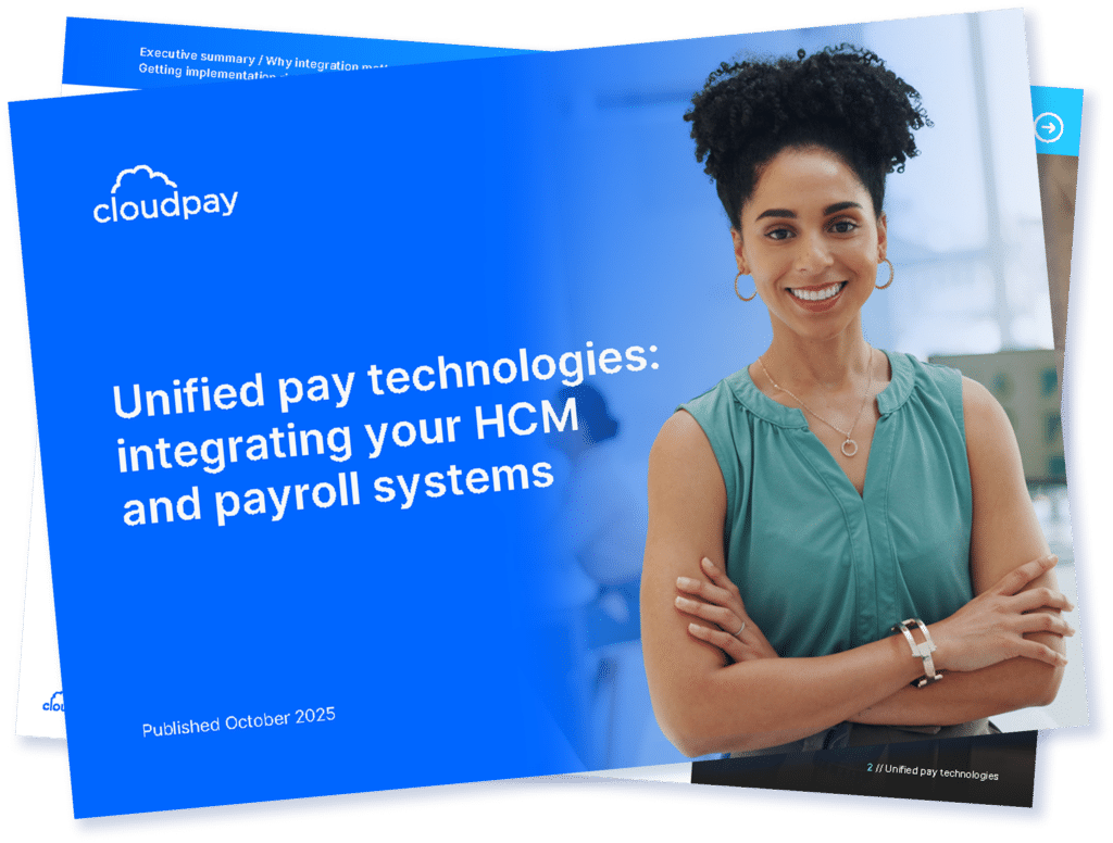 Unified pay technologies integrating HCM