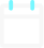 icon calendar white cyan